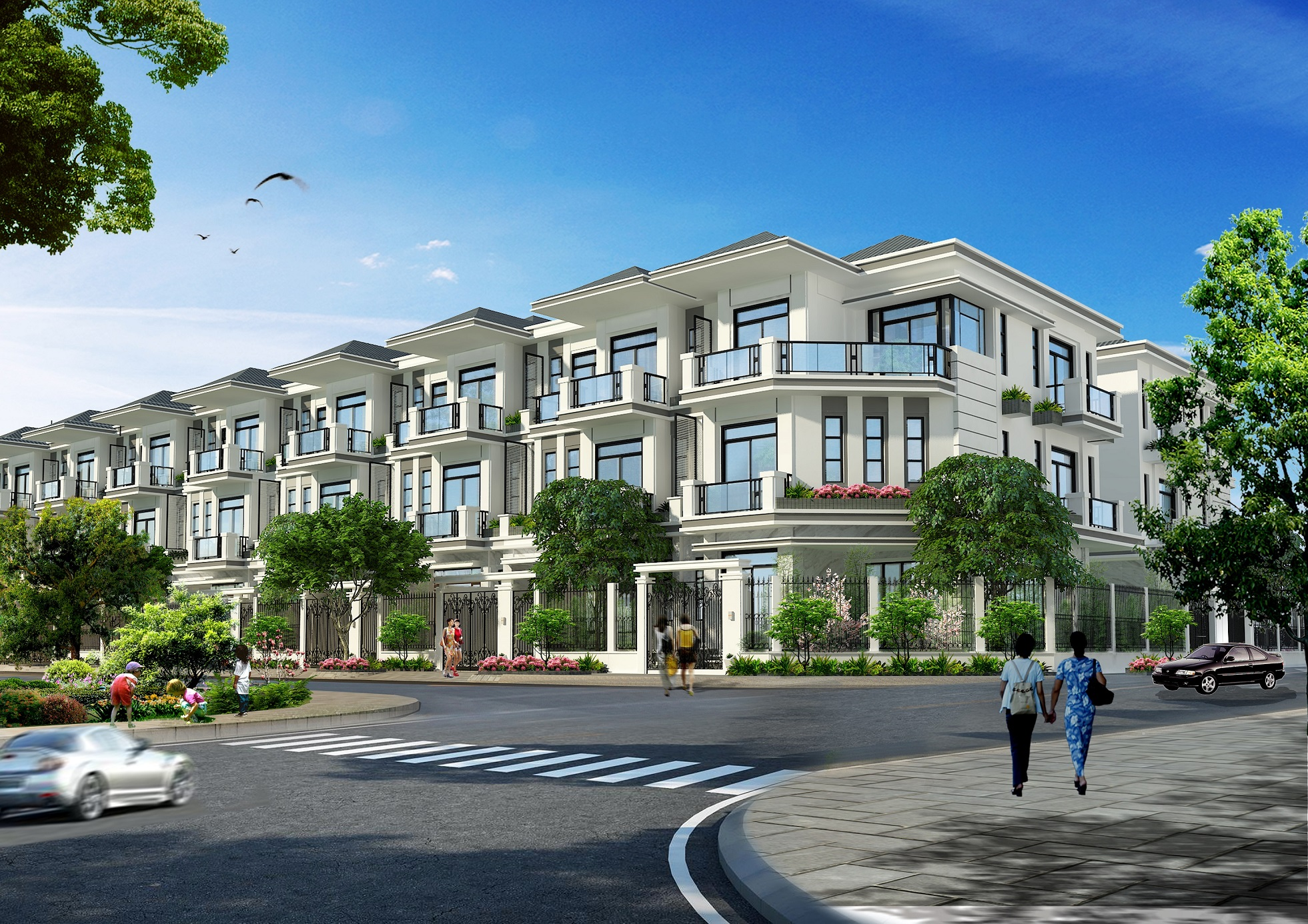 phối cảnh khu đô thị sao mai lam sơn sao vàng 1